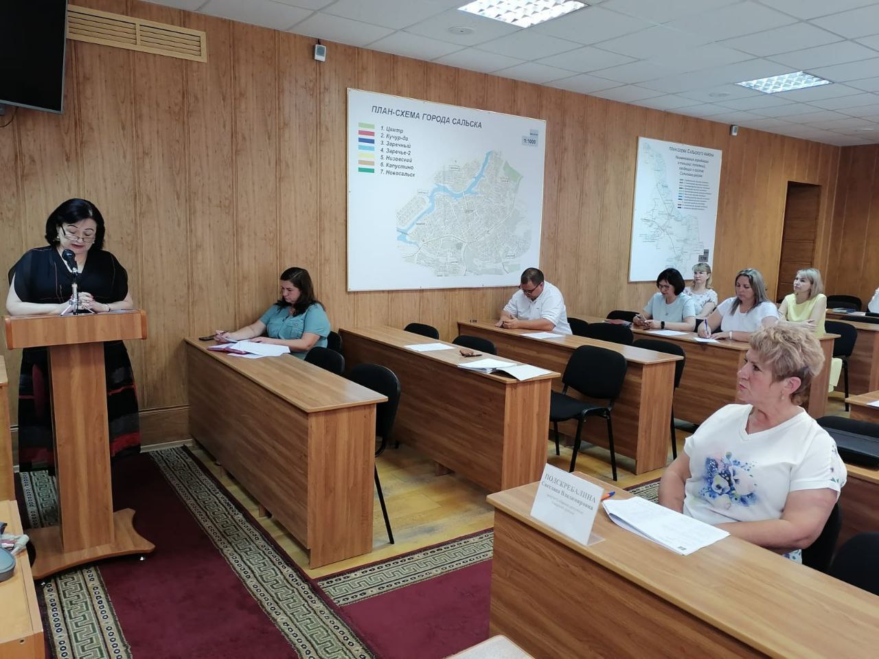 25 июня 2024 года председатель Территориальной избирательной комиссии Сальского района О.И. Коломийцева приняла участие в  заседании  Собрания депутатов